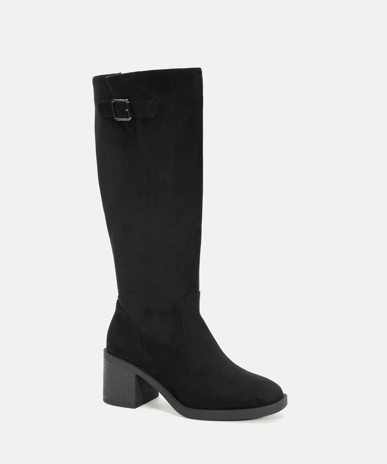 Botas altas tac&oacute;n hebilla image number null